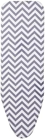 VODSEN Ironing Board Cover Flat Large Washable Reusable Replace Hehold Lightweight Durable Printed Cotton Extra Thick Felt Pad Heat