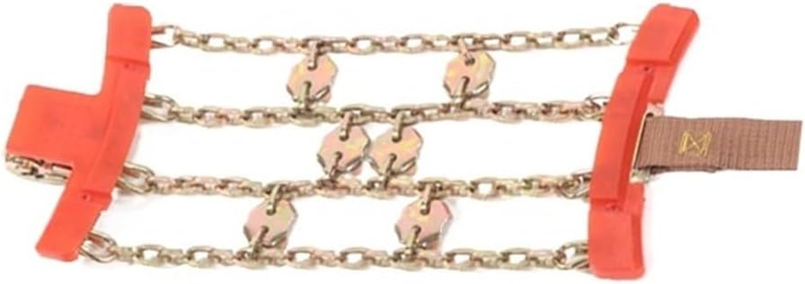 Tire -Skid Plus Steel Chains 265-285mm Adjustable Tire Universal Diamond Non-Slip Snow Chains Vehicle(1PCS 265-285)