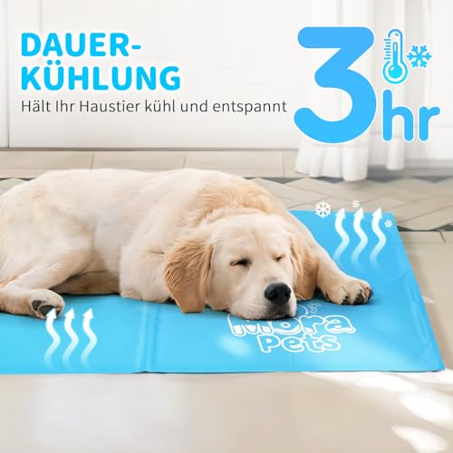 Kühlmatte für Hunde und Katzen von Mora Pets Selbstkühlend und Kratzfest