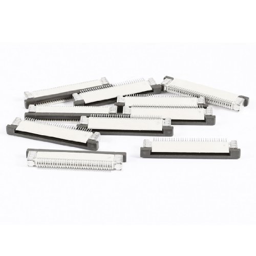 PRAV® 10 Pcs Single Row Bottom Connect 0. 5mm Pitch 33 Pin FPC FFC ...