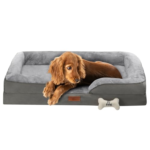 Fur & Bone Large Dog Bed (88 x 64 x 20 cm) â€“ Dog Bed 