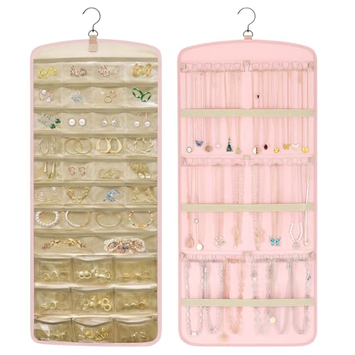 Imagen de Aucuu Organizador de Joyas Colgante de Doble Cara