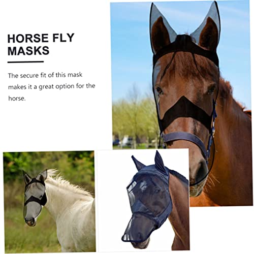 NOLITOY Máscara De Cavalo De Estimação Respirável Botas De Cavalo Chapéu De Orelha De Cavalo Casaco