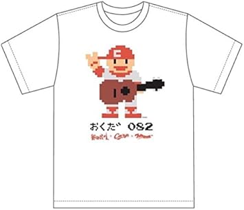 Amazon 奥田民生 パルコミュージアム 限定 ファミリースタジアム 広島東洋カープコラボ オクダピースtシャツ Mサイズ 広島東洋カープ Tシャツ カットソー