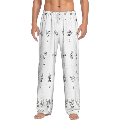 Pantalon de pyjama homme chaud flanelle douce bas de nuit hiver avec poches taille élastique