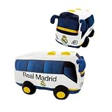 toy store madrid spain DISEÑO OFICIAL: Peluche del Madrid , diseñado como un autobús en los característicos colores del equipo merengue