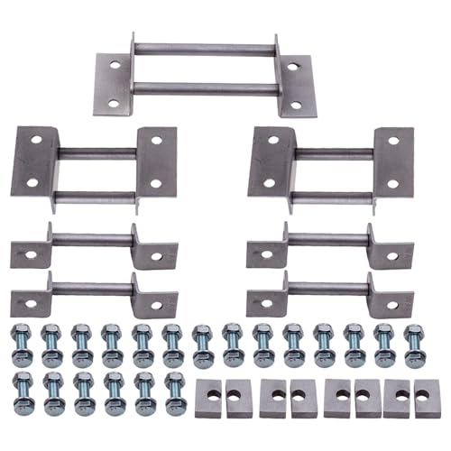 maXpeedingrods 3rd Row Seat Brackets with Strikers and Bolts for Chevrolet Tahoe for GMC 2000-2014