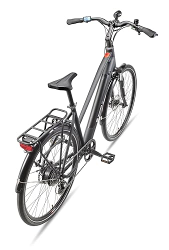 TELEFUNKEN E-Bike 28 Zoll Fahrrad für Damen | Trekking Pedelec mit 8-Gang Kettenschaltung & Scheibenbremsen | 250 W Heckmotor & integriertem 417,6 Wh Li-Ion-Akku | inkl. Panzerkabelschloss – Bild 4