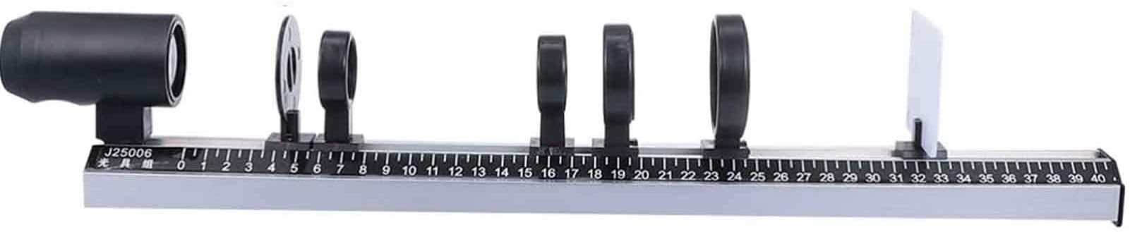 Optical Bench Set, Optical Learning Instruments Physical Experimental Platform, Laboratory Equipment Teaching Aids - Light Refraction Equipment, Lens Prism Set