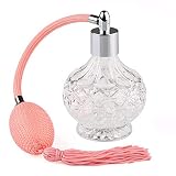YangLand 1pcs/set 80ml Clear Crystal Vintage Style Perfume Bottle Long Spray Tassels Atomizer Pump R