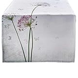 Mit dieser Tischdekoration holen Sie sich ein wunderschönes und frühlingshaftes Accessoire ins Haus. Das tolle Design mit zart rosanem Allium wirkt besonders naturnah und wird daher zum absoluten Blickfang auf Tischen, Sideboards und Kommoden