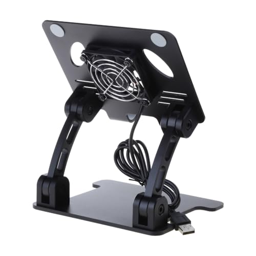 Base ajustable con ventilador para laptop miniatura 4