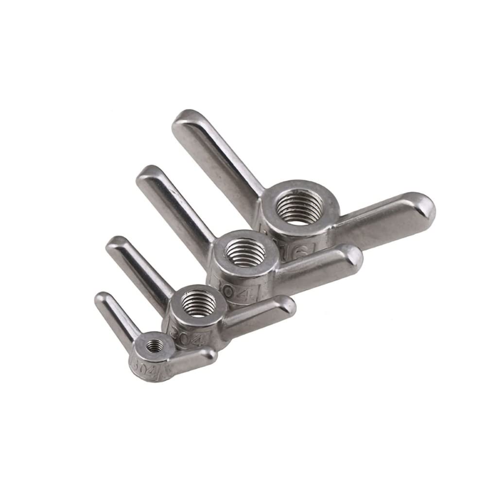 304 Stainless Steel Wing Nuts Hand Tighten M6-M24(M14)