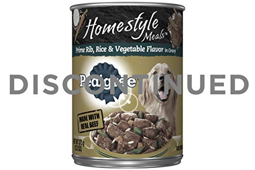 Pedigree Homestyle Meals Adult Canned Soft Wet Meaty Dog Food Prime Rib, Rice And Vegetable Flavor, (12) 13.2 Oz. Cans #TOP1