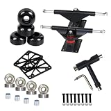 Skateboard Trucks - Skateboard Bearings Set | Petit Camions Skate Support Matériel De Skate Set Trucks Et Roues Accessories Kit Matériel De Skateb-oard Kit Quincaillerie, Convient Pour Planches