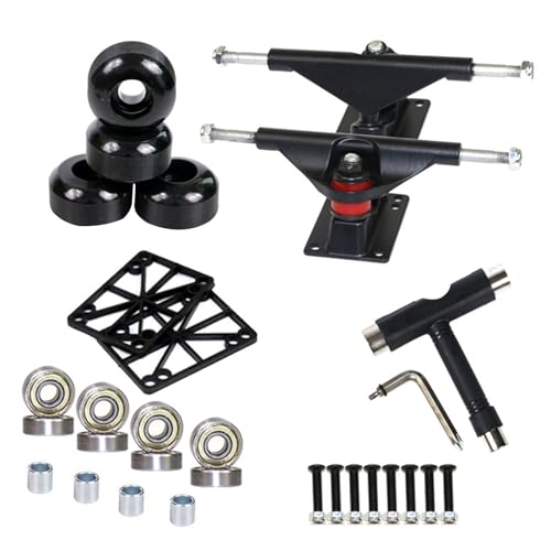 Skateboard Trucks - Skateboard Bearings Set | Petit Camions Skate Support Matériel De Skate Set Trucks Et Roues Accessories Kit Matériel De Skateb-oard Kit...