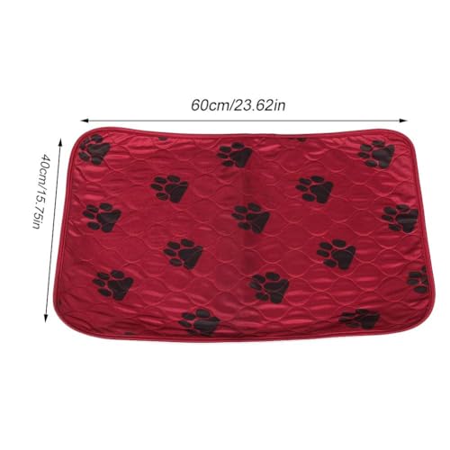 Image of Cyrank Reusable Dog Pee Pads, Washable Pee Pads for Dogs Training Pads for Dogs Puppy Potty Training Pads Potty Pads for Puppies Dog Whelping Pads Dog Mat Pee Pad for Pig Mat, 40 * 60cm