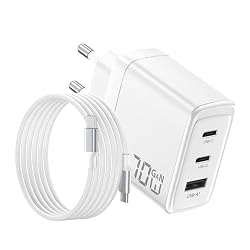 Chargeur USB C 70W pour Macbook, Charge Ultra-Rapide 3 Po…