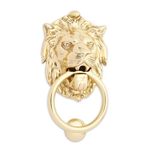 Signature Hardware 426235 Large Brass Lion Door Knocker #TOP29