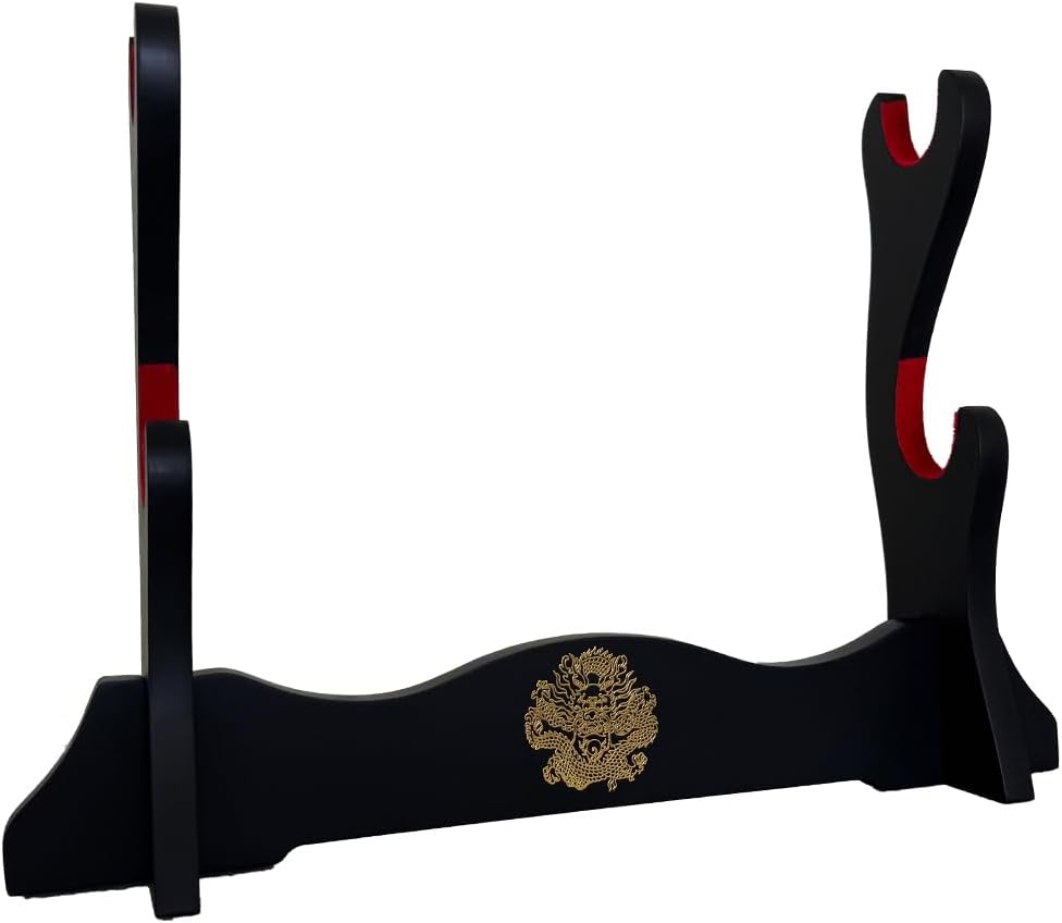 Z-fiber Sword Holder Japanese Velvet Padded Katana Stand Samurai ...