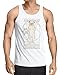style3 Pug de Vitruvio Camiseta para Hombre T-Shirt Perro da Vinci, Talla:S, Color:Blanco