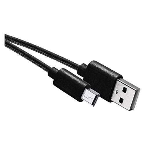 Cavo USB 2.0 Da USB-A A USB-A EMOS - Collegamento Dati Ad Alta Velocità 480 Mbps - Schermato E Resistente Per Sincronizzare PC, Proiettori E Console (2 Metri, Nero)