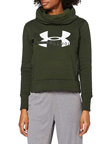 Under Armour Women's UA Rival Fleece Logo Hoodie XL Artillery Green