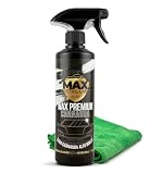 MAX DETAIL-LAB - Wax Premium - Cire Liquide Carnauba Voiture Lustrage Carrosserie, Haut Shine Auto, Protection Hydrophobe Ceramique, Nettoyage Sans Eau, Kit Detailing Professionnel Auto Moto, 500ml