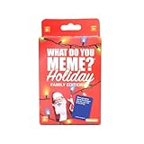 What Do You Meme? Holiday Family Edition by Relatable, Holiday Games Travel Pack, Christmas Party Game, Includes 30 Photo Cards and 120 Caption Cards