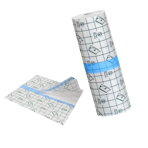 Tattoo Aftercare Waterproof Adhesive Bandage, Second Skin Healing Protective Bandages Transparent Stretch Wound Dressing Tape,Tattoo Bandage Clear Adhesive (15cm*4m)