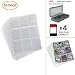 Produktbild MKISHINE 50 PC Sammelkarten + Spiel Karte Halter Fall Lagerung 450 9-Tasche Gaming/Trading Card Album Seiten/Binder Blätter Lagerung Album Seiten Karte Sammler Münze Inhaber Wallets Ärmeln Set