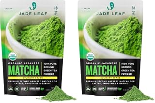 Jade Leaf Matcha Organic Culinary Grade Matcha Powder - Japanese Green tea for Baking, Smoothies, Lattes, and Skin Care, 100g / 3.53 Ounce (Pack of 2)