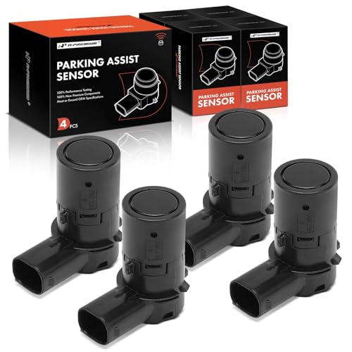 A-Premium 4-PC Reverse Backup Parking Assist Sensor Compatible with Select Jaguar Models - XF 2009-2015, XFR 2010-2015, XFR-S 2013-2015, XJ8 XJR 2004-2008, X-Type 2003-2008, XKR 2006