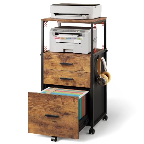 DEVAISE 3-Drawer Mobile Cabinet