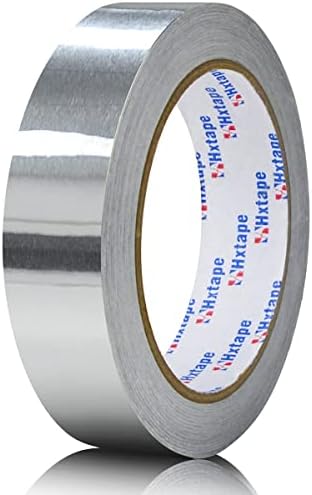 HVAC Tape, Aluminum Tape, 4mil 1 in x 66ft, foil Tape for ductwork, for Metal Repair Insulation Tape, (Silver)