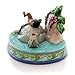 Disney Traditions by Jim Shore “The Jungle Book” Mowgli and Baloo Stone Resin Figurine, 4”