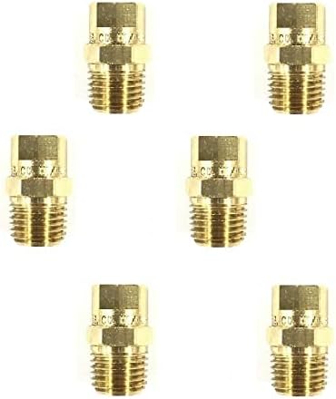 Pack of 6 - TeeJet Veejet Brass 15° Nozzle Spray Tip 1/4" MPT H1/4VV-1506