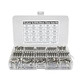HAOKETAI Fuse Kit,15 Values 250 Pcs Glass Fuses Assortment Kit ，5x20mm 250V 1 5 10 15 20A 6x30mm 250V 1 2 3 5 6 7 8 10 15 20A Fuses.