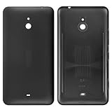  Cover posteriore per batteria compatibile con Nokia 1320 Lumia, colore nero, con pulsante laterale