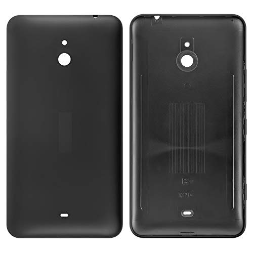Housing Back Cover Battery Cover Replacement Repair Parts Compatible with Nokia 1320 Lumia, (Black, with Side Button)