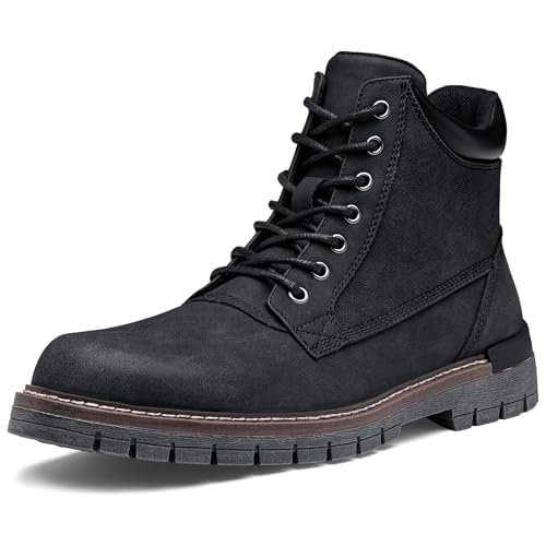 Jousen Mens Boots Fashion Casual Boot Hiking Zipper Chukka Boots for Men