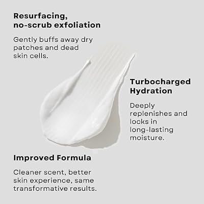 AmLactin Crepe Firming Cream - 12 oz Body Cream with 15% Lactic Acid - Exfoliator and Moisturizer for Crepey, Dry Skin & Ultra Smoothing - 4.9 oz Body & Hand Cream with 15% Lactic Acid