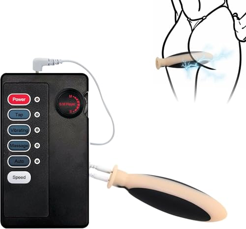 Vibradores para hombres y plugs anales eléctricos con estimulador de próstata SM