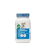 GNC Pets Mega Fish Oil Advantage for All Dogs - Fish Flavor, 90 Capsules, Supports Glossy Coat