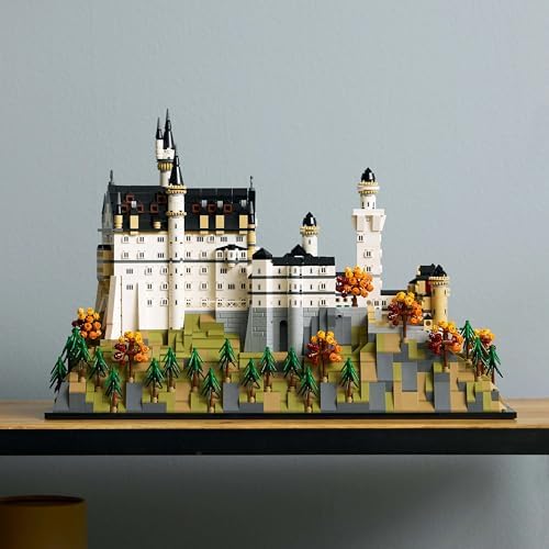 LEGO Architecture Neuschwanstein Şatosu 21063 – Tarihi Mimari Meraklısı Yetişkinler için Detaylı ve Dekoratif Koleksiyonluk Model Yapım Seti, Doğum Günü için Hediye Fikri (3455 Parça) - Görsel 6