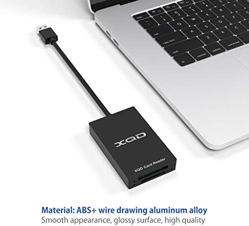 Upgraded Version Cateck USB 3.0 XQD Card Reader, support Sony G/M Series USB Mark XQD Card, Lexar 2933x/1400x USB Mark XQD Card,SD Card.Compatible with Windows/Mac OS System