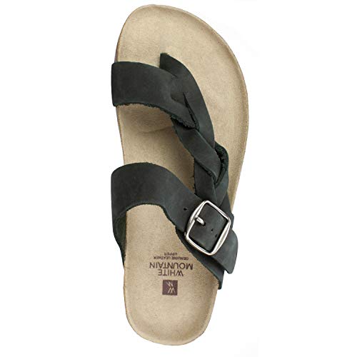 Image of WHITE MOUNTAIN Women's Crawford Signature Comfort Molded Footbed Braided Sandal