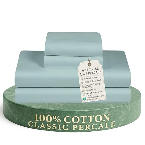 Feather & Stitch Softest 100% Cotton Sheets, 300 Thread Count