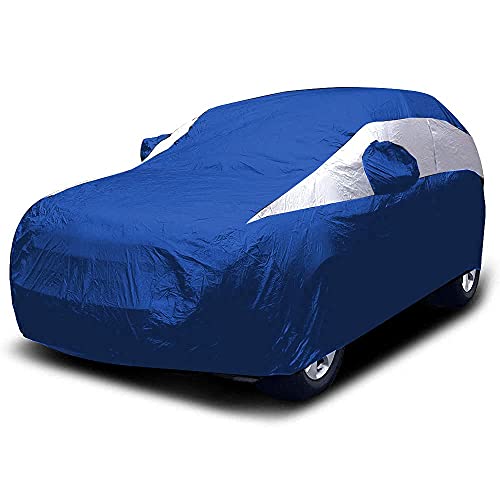 Titan Brilliant Color Poly 210T Car Cover for Mid-Size SUV 188-206". Waterproof, UV Protection, Scratch Resistant, Driver-Side Zippered Opening. Fits Explorer, Grand Cherokee and More. by Titan Performance Products - Used condition - US$28.64