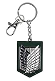 SD TOYS - Llavero metalico logo Attack on Titan